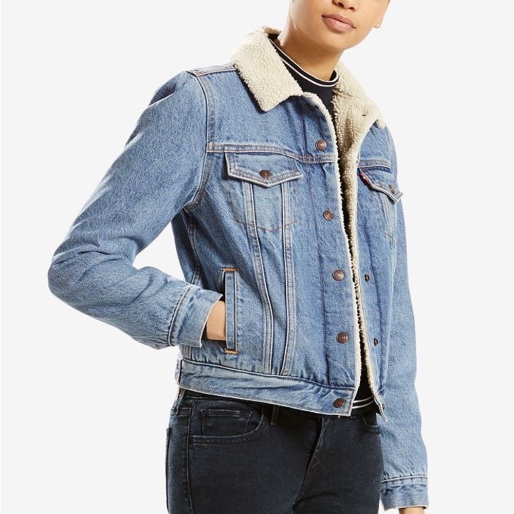 Levi’s Faux Sherpa Denim Jacket